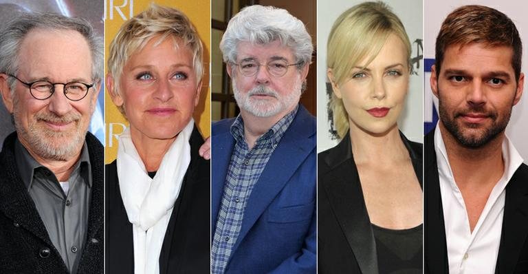 Steven Spielberg, Ellen DeGeneres, George Lucas, Charlize Theron e Ricky Martin lamentam a morte de Steve Jobs - Getty Images