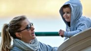 Gisele Bündchen se diverte com o primogênito, Benjamin, em um parque de Boston, nos Estados Unidos - The Grosby Group