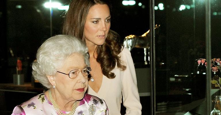 Kate Middleton e Elizabeth II - Getty Images