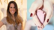 Fernanda Pontes mostra foto com o pezinho da filha, Maria Luiza - AgNews; Reprodução