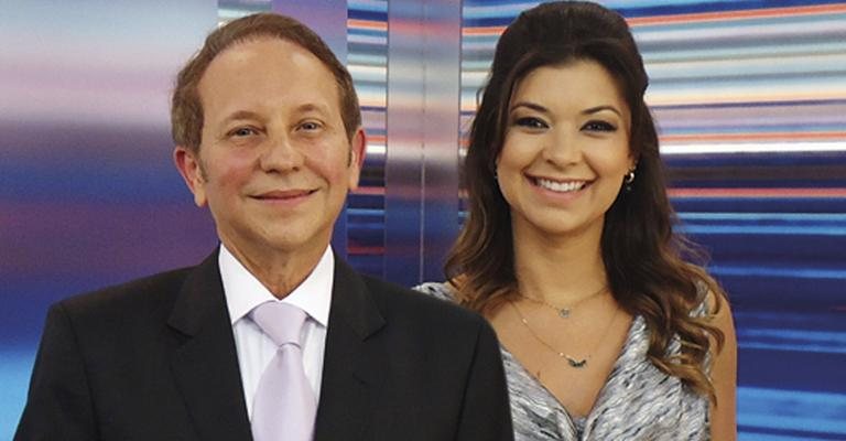 O pediatra Adelson Alves visita a atração de Amanda Françozo, na Record News.