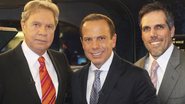 Joel Malucelli e Paulo Kakinoff falam a João Doria Jr., na atração da Band, SP.