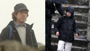 Mick Jagger e Lucas Jagger visitam Machu Picchu - Delson Silva / AgNews