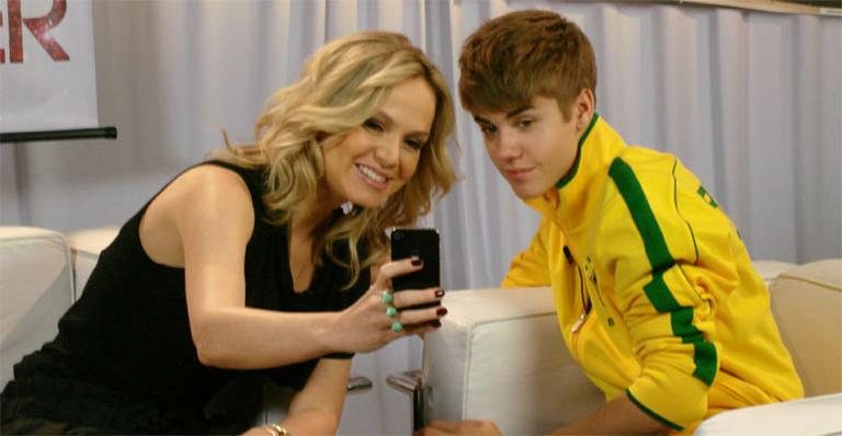 Eliana conversa com Justin Bieber para seu programa no SBT - Divulgação / SBT