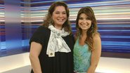 A médica Flavia Lira Diniz fala a Amanda Françozo em atração da Record News, SP.