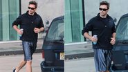 Hugh Jackman deixa academia em Nova York, Estados Unidos - Splash News splashnews.com