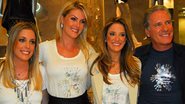 Fabiana Justus, Ana Hickmann, Ticiane Pinheiro e Roberto Justus - Celso Akin/AgNews