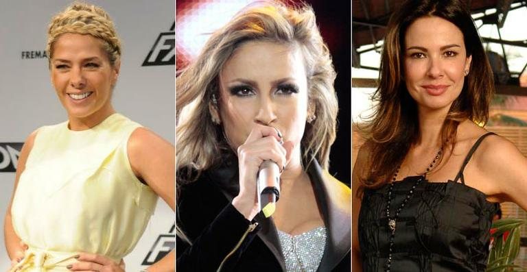 Galisteu, Leitte e Gimenez entre os artistas convidados no Teleton 2011 - Montagem