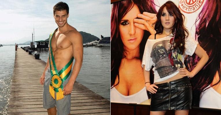 Dulce Maria estaria namorando o Mister Brasil 2011 Lucas Malvacini - Fotomontagem