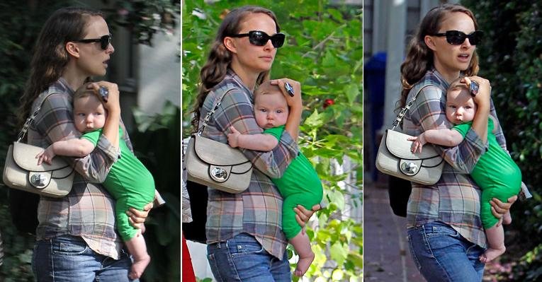 Natalie Portman passeia com o filho Aleph em Los Angeles - The Grosby Group