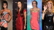 Famosas como Victoria Beckham, Demi Moore, Lindsay Lohan e Sarah Jessica Parker já apareceram assustadoramente magras na em eventos sociais - Getty Images