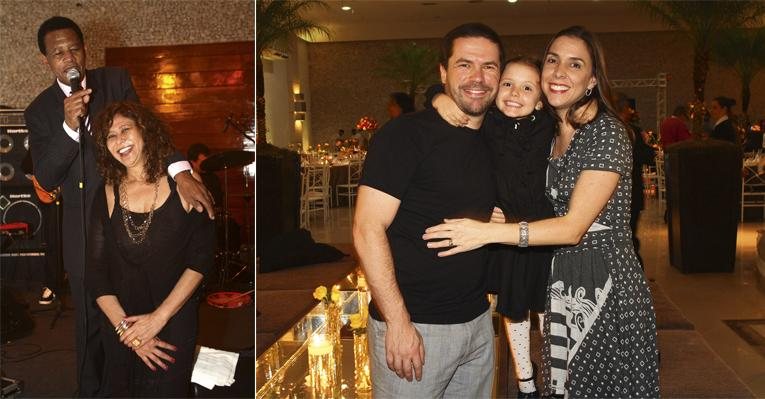 Em SP, o artista solta a voz e celebra os 59 anos de sua amada em jantar beneficente. O cantor Pedro Mariano e Patricia, com a filha, Rafaela, prestigiam a celebração. - Carlos Prates