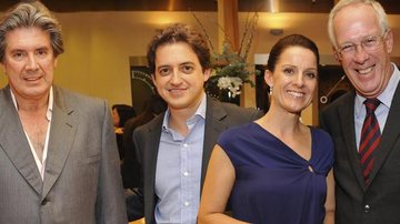 João Veloso, Carlos Jereissati Filho, Laura Ferrari e Christian Hallot, em SP.