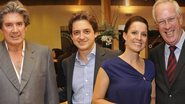 João Veloso, Carlos Jereissati Filho, Laura Ferrari e Christian Hallot, em SP.