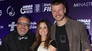 O trio Ronaldo Fraga, Fernanda Vasconcellos e Rodrigo Hilbert - Roberto Filho / AgNews