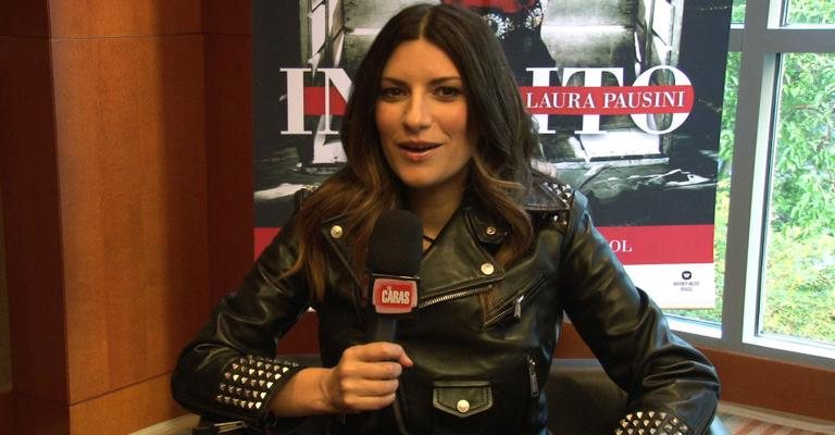 Laura Pausini no Brasil para divulgar novo single 'Benvenuto' - Reprodução