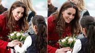 Kate Middleton é presenteada na Dinamarca - Getty Images