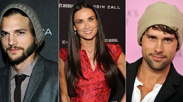 Preocupada com a diferença de idade, Demi Moore teria traído seu marido, Ashton kutcher, com o ator  Ben Hollingsworth, ainda mais novo que ela - Getty Images