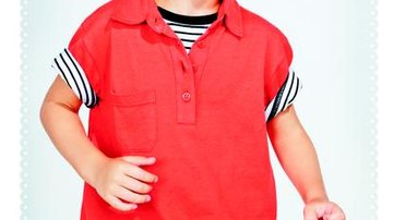 Bermuda de popeline, camiseta e polo de algodão PETIT BATEAU, tel. (11) 3081-2112,                 www.petit-bateau.com - Divulgação