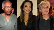 Trio baiano formado por Ivete Sangalo, Gilberto Gil e Caetano Veloso em especial da Globo - Reprodução / TV Globo; AgNews