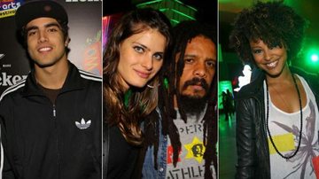 Caio Castro, Isabeli Fontana e Rohan Marley e Sheron Menezzes - Paulo Otero / Divulgação