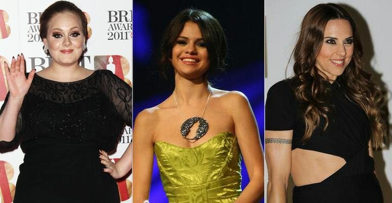 Adele, Selena Gomez e Mel C - Getty Images