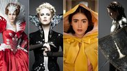 Julia Roberts e Charlize Theron como Rainha Má; Lily Collins e Kristen Stewart como Branca de Neve - Fotomontagem