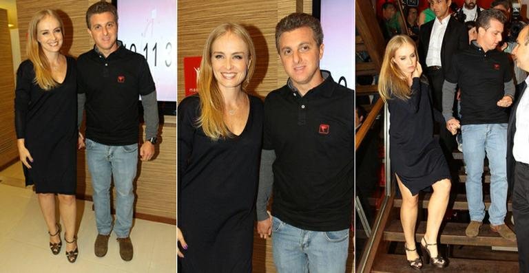 Angélica e Luciano Huck em lançamento de academia, no Rio - PhotoRioNews