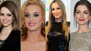 Sandy, Katy Perry, Claudia Leitte e Anne Hathaway - Getty Images/ Photo Rio News/ Foto Arena