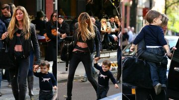 Gisele passeia com Benjamin - The Grosby Group