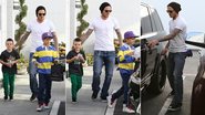 David Beckham faz compra com os filhos em pleno Black Friday - Reprodução/The Grosby Group