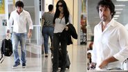 Eriberto Leão e Cleo Pires pelo Aeroporto Santos Dumont - Leotty Junior/AgNews