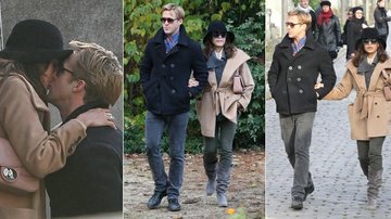 Ryan Gosling e Eva Mendes namoram em Paris - GrosbyGroup