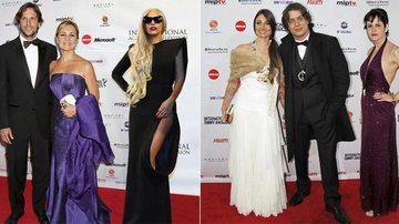 Vladimir Brichta e Adriana Esteves, de André Lima; Lady Gaga, de Stephane Rolland. Karina Tavares, de Emannuelle Junqueira, e Fábio Assunção; Fernanda Young, de Issa London - Luiz Ribeiro e AFP