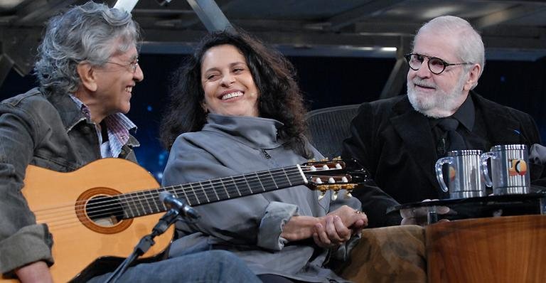 Caetano Veloso, Gal Costa e Jô Soares - Zé Paulo Cardeal/TV Globo/Divulgação