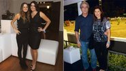 Érika, que apresenta programa na TV a cabo, abraça a tia Malu Mader em festa que reúne a sociedade carioca. O presidente do clube, Carlos Palermo, com a mulher, Nolia. - Renato Wrobel