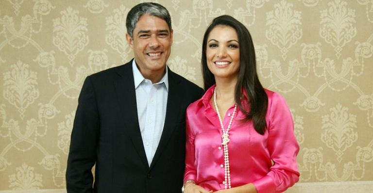 William Bonner e Patrícia Poeta - TV GLOBO / Alex Carvalho