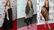 Kelly Preston durante a gravidez de Benjamin, logo após dar à luz e agora, 17 kg mais magra - Getty Images