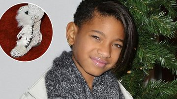 Willow Smith desfila com bota de pérolas e plumas no tapete vermelho - Splash News