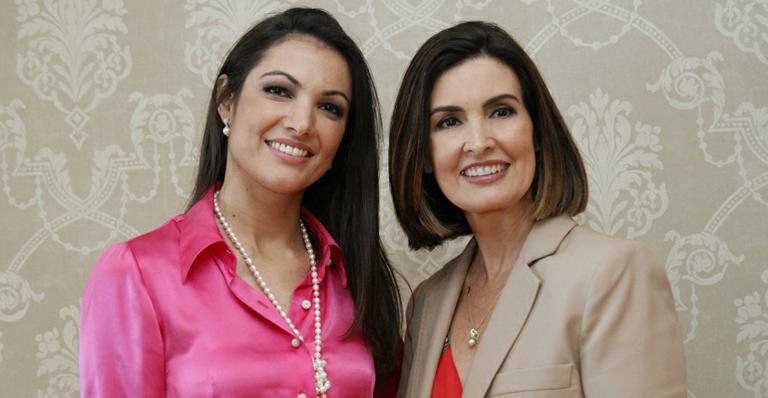 Patrícia Poeta e Fátima Bernardes - TV Globo/Alex Carvalho