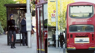 Radicada em Londres, a brasileira circula quase incógnita pela cidade, dois meses após o fim do namoro com o roqueiro inglês Ron Wood. Ana entra no ônibus. - Mavrix