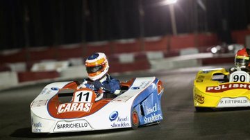 Piloto CARAS e vips em prova de kart