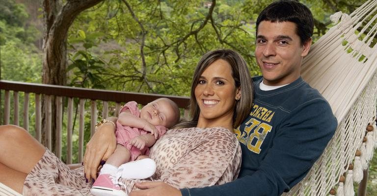 Fernanda Pontes e Diogo Boni com Maria Luiza - Selmy Yassuda