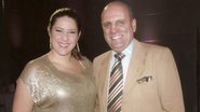 A jornalista e apresentadora global Christiane Pelajo e o escritor Cesar Romão no prêmio de marketing, em SP.