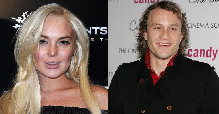 Lindsay Lohan e Heath Ledger - Getty Images