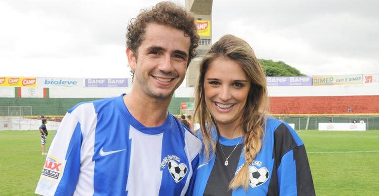 Felipe Andreoli e Rafaella Brites no 'Fute do Bem' - Tiago Archanjo