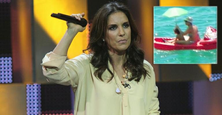 Ivete Sangalo levou bronca por passear na praia - Agnews e Flavimir Guimarães