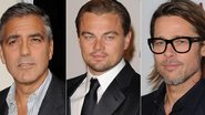 George Clooney, Leonardo DiCaprio e Brad Pitt estão entre os indicados ao Globo de Ouro 2012 - Getty Images