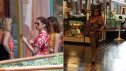 Débora Bloch e Regina Casé circulam por shopping carioca - Daniel Delmiro / AgNews