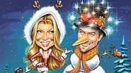 Cartão de Natal de Fergie e Josh Duhamel - Reprodução/Facebook